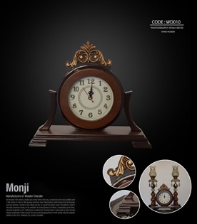 تصویر ساعت رومیزی مانا